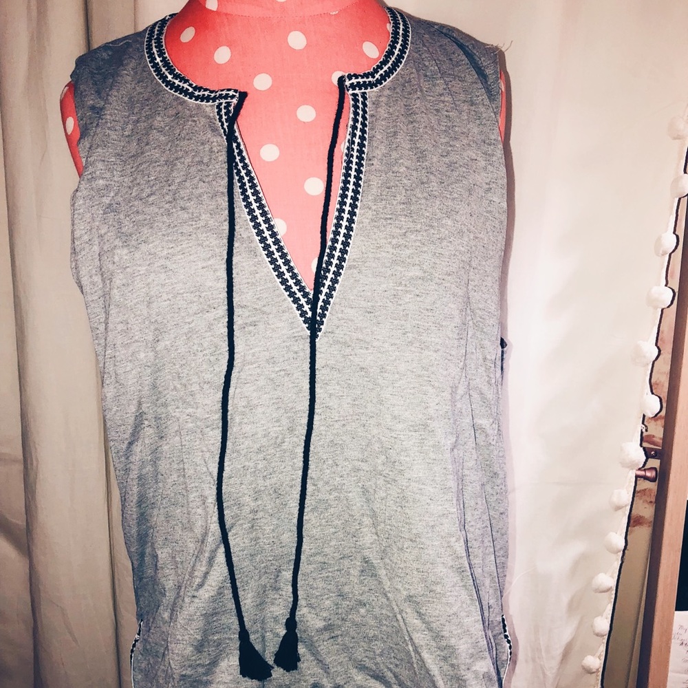 JCrew Gray Tank Top